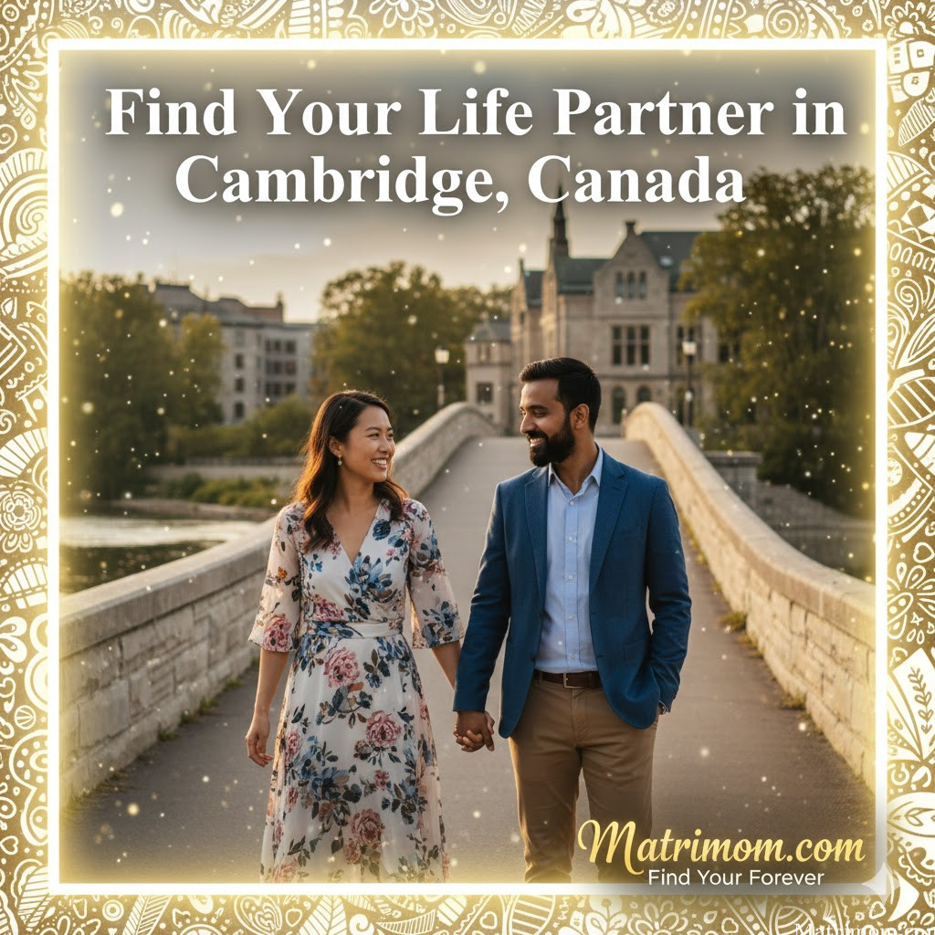 Find Your Life Partner in Cambridge, Canada with Matrimom.com.
