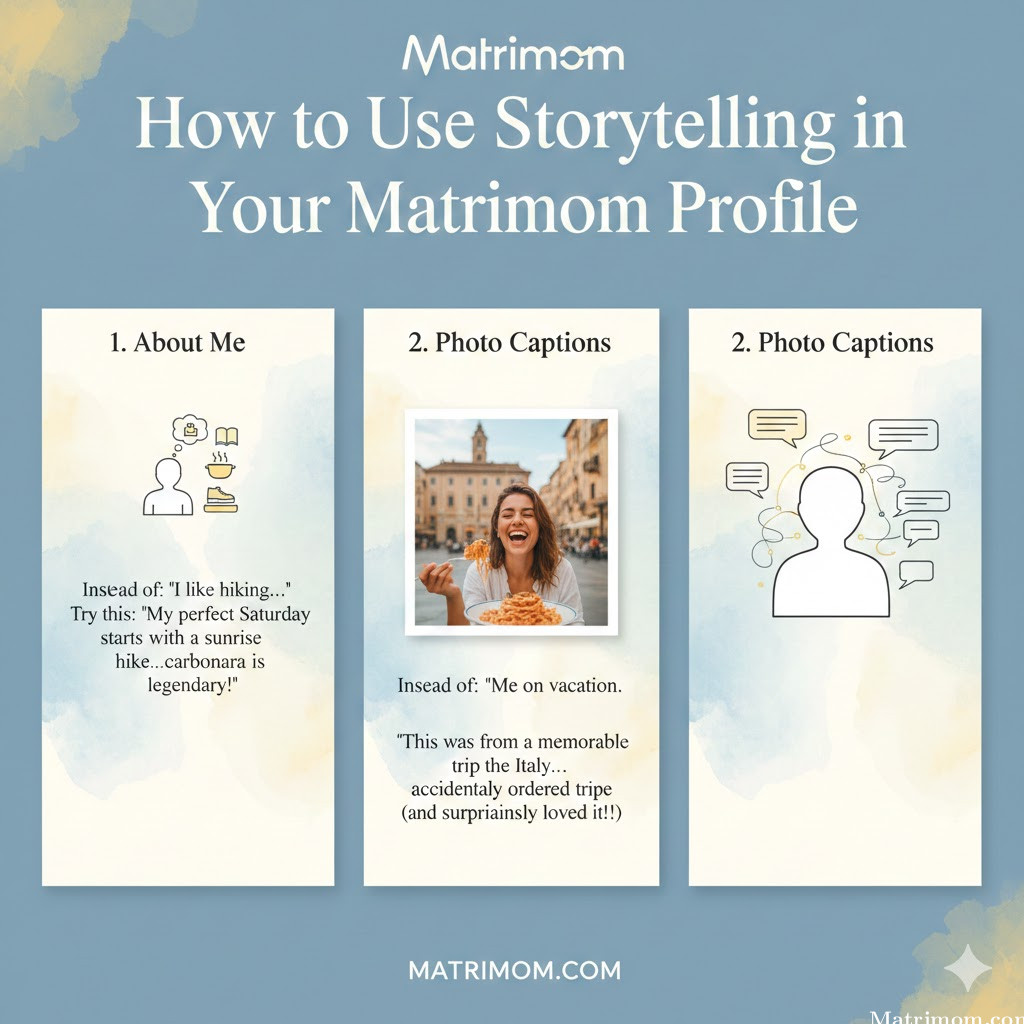 How to Use Storytelling in Your Matrimom Profile