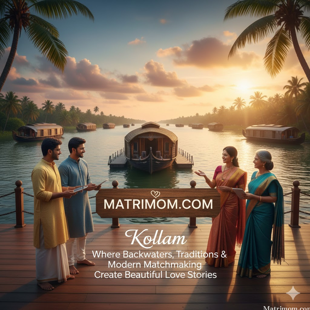 🌊 In Kollam – Where Backwaters, Traditions & Modern Matchmaking Create Beautiful Love Stories | Matrimom.com
