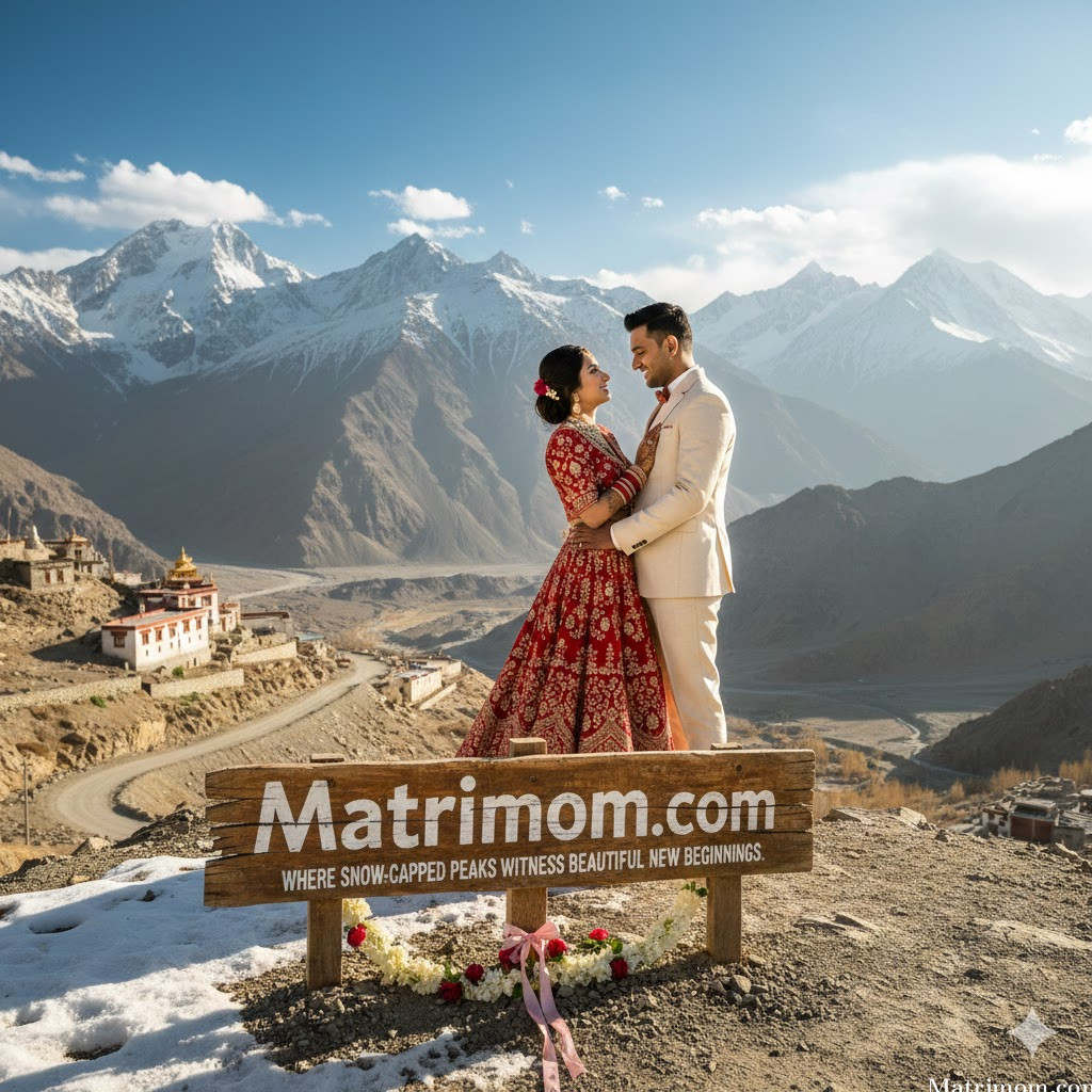 🏔️In Leh – Where Snow-Capped Peaks Witness Beautiful New Beginnings | Matrimom.com