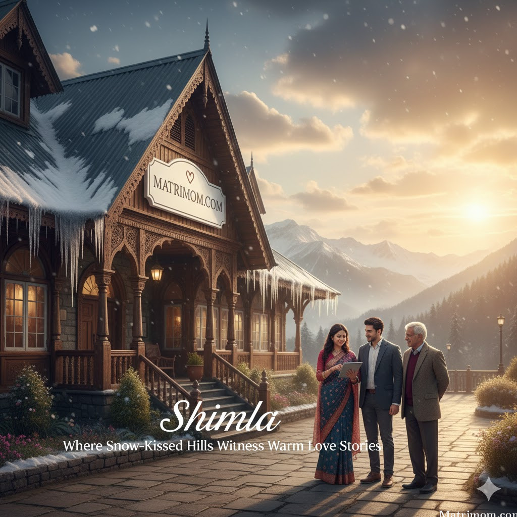 🌄 In Shimla – Where Snow-Kissed Hills Witness Warm Love Stories |  Matrimom.com