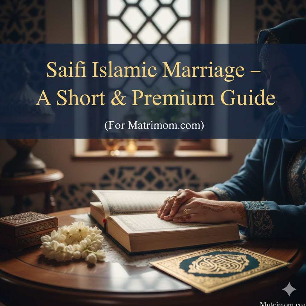 Saifi Islamic Marriage – A Short & Premium Guide (For Matrimom.com)