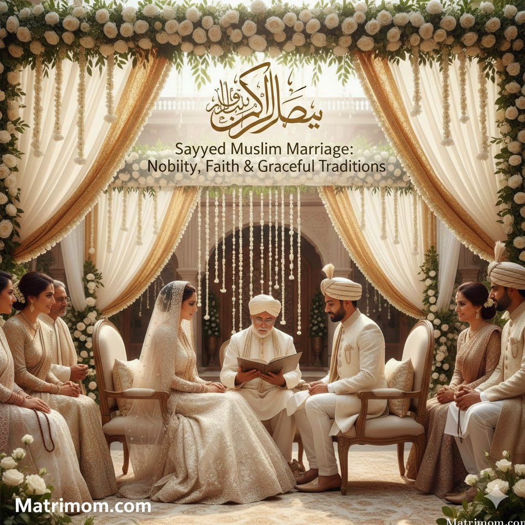 Sayyed Muslim Marriage: Nobility, Faith & Graceful Traditions