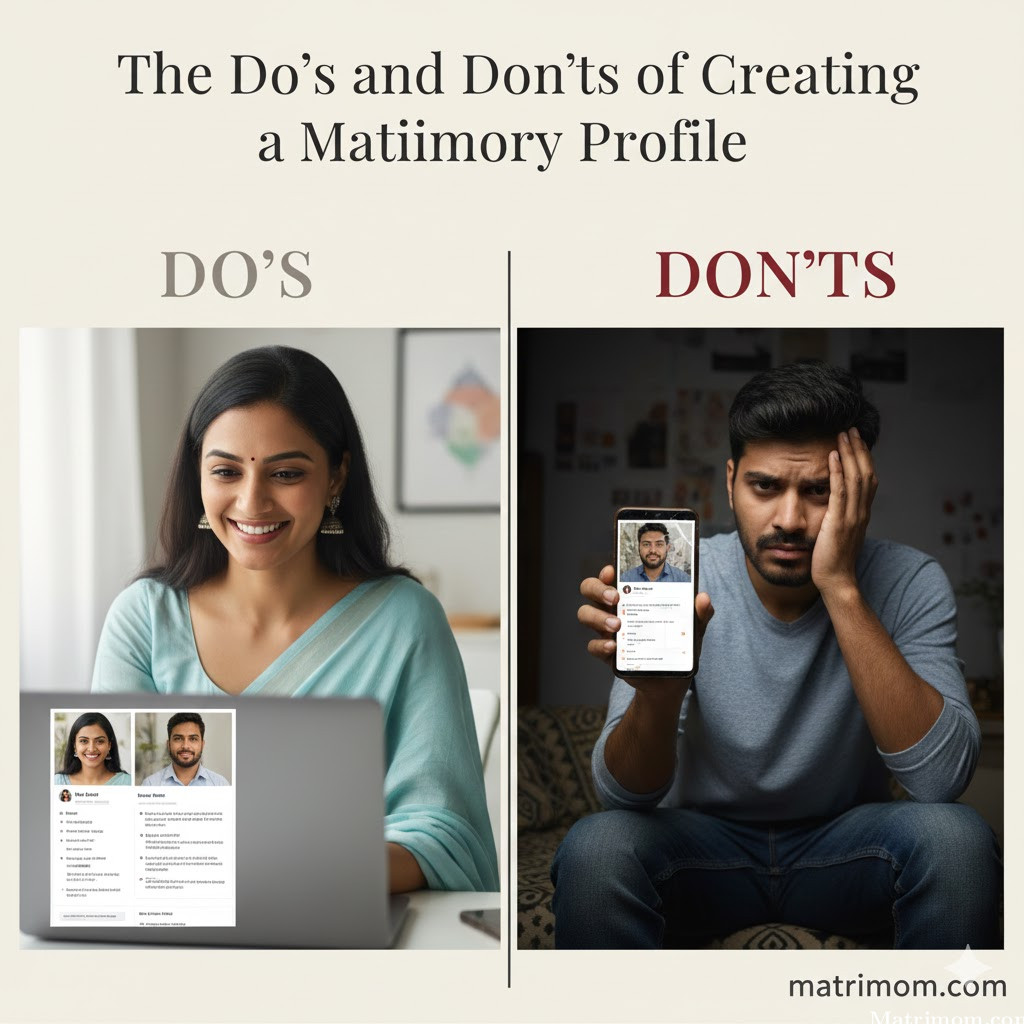 The Do’s and Don’ts of Creating a Matrimony Profile
