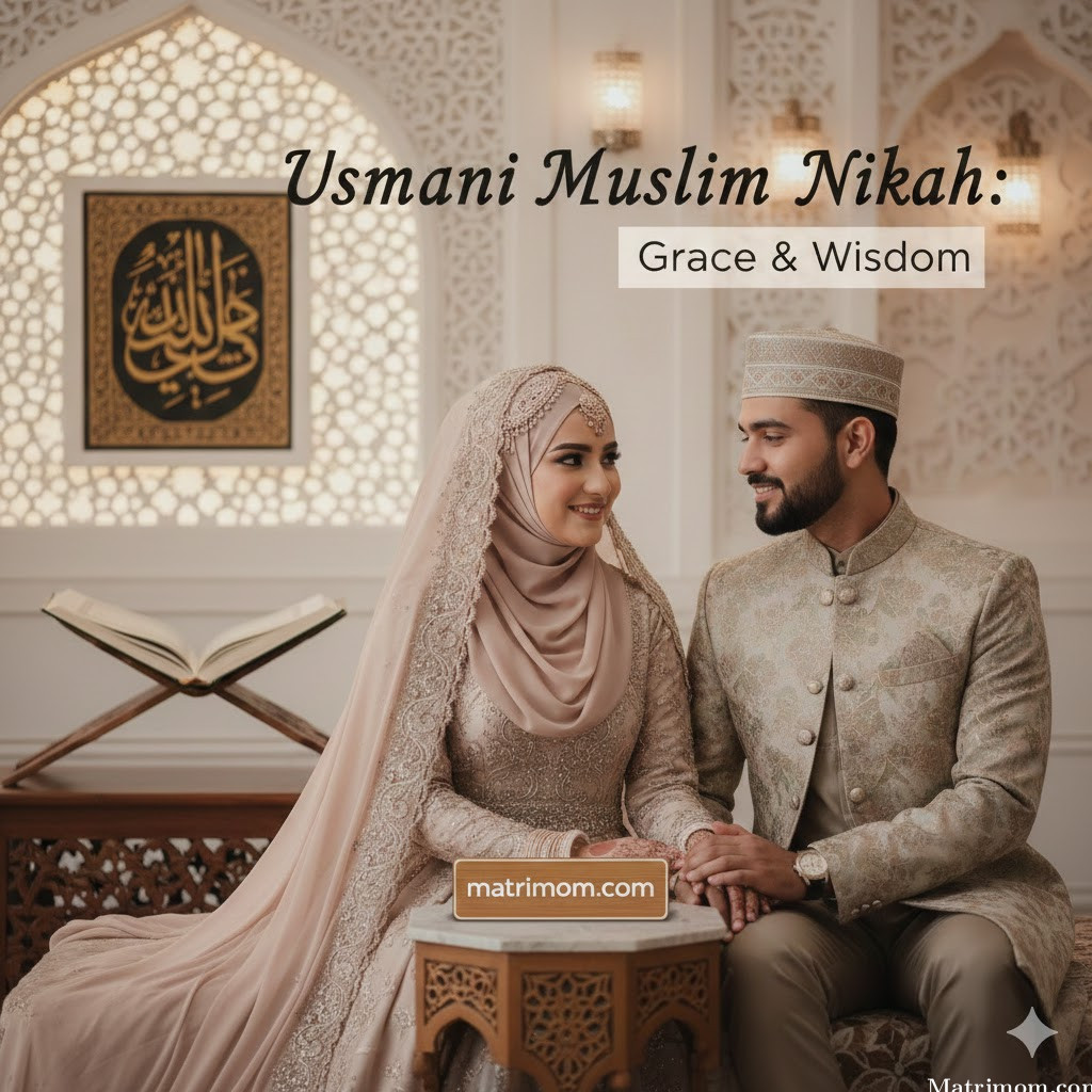 Usmani Muslim Marriage: Grace, Wisdom & Islamic Values